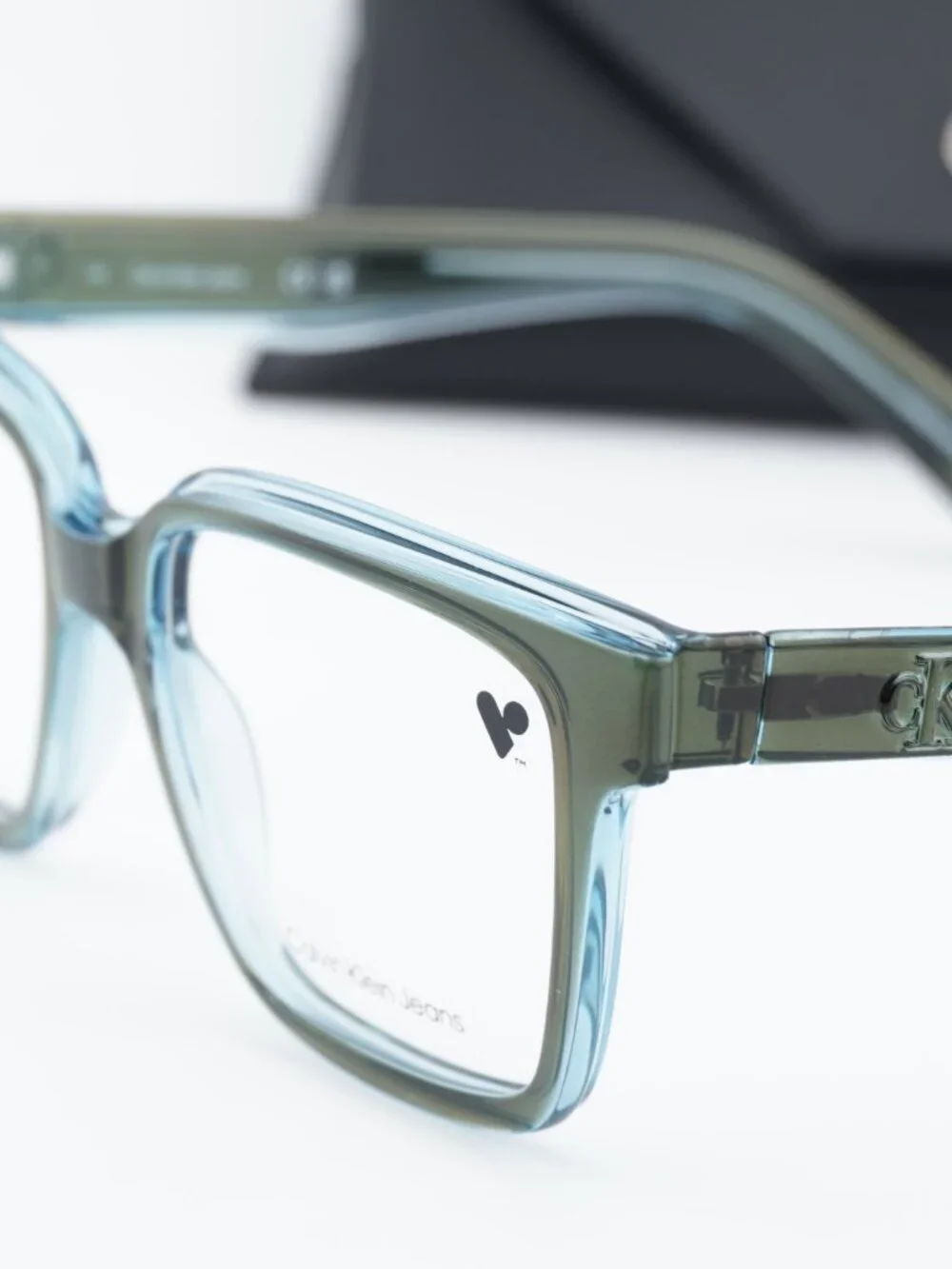 Calvin Klein Jeans CKJ24619 300 Square Eyeglasses 53mm - Green